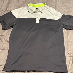 Slazenger Men's Dark Gray Short Sleeve Golf Polo